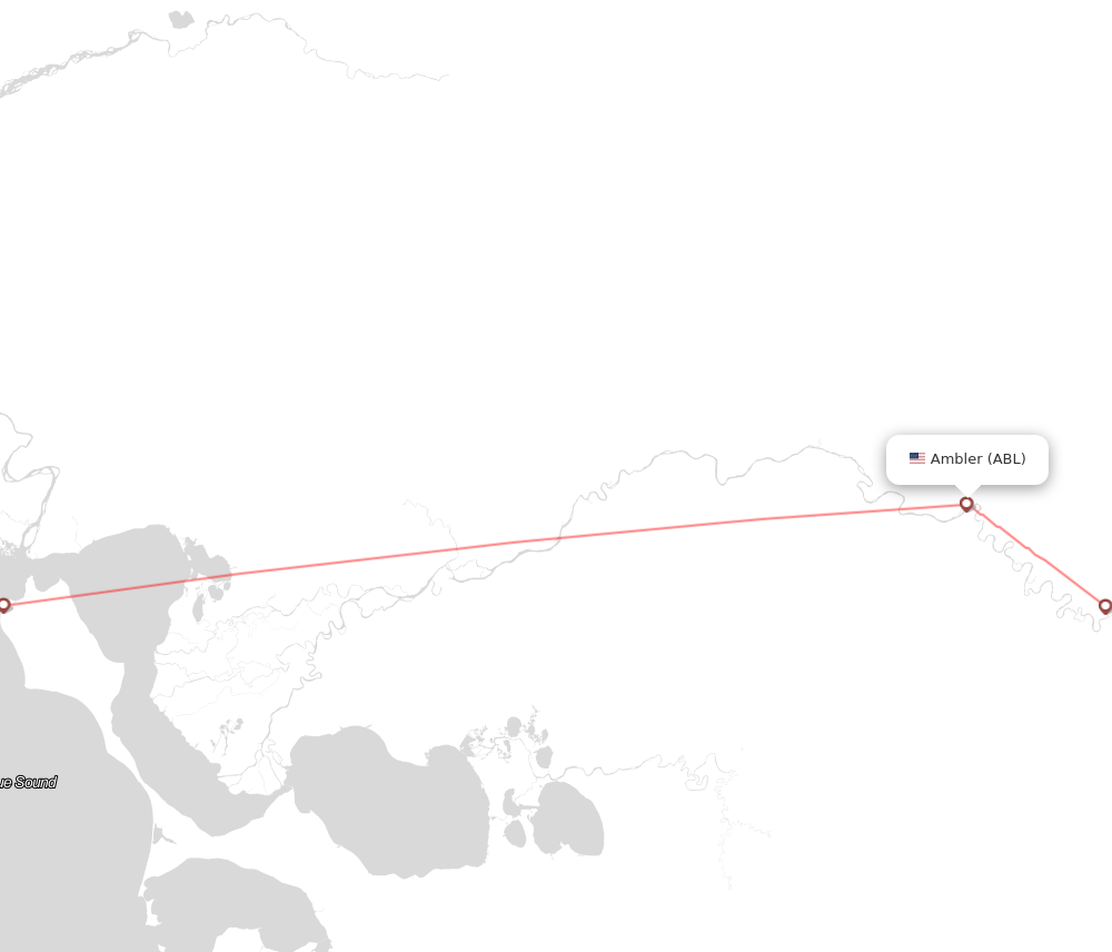 Flight map for ABL