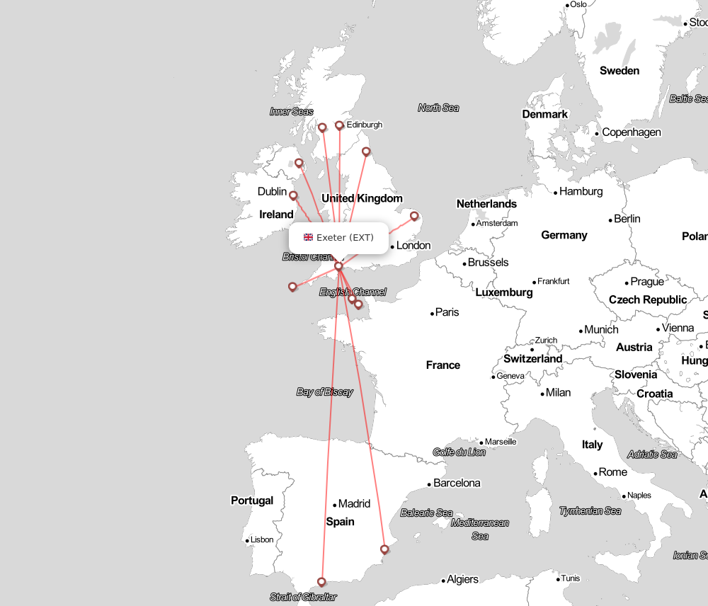 Flight map for EXT
