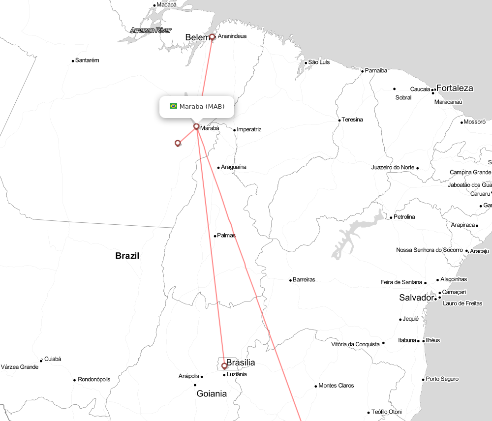 Flight map for MAB