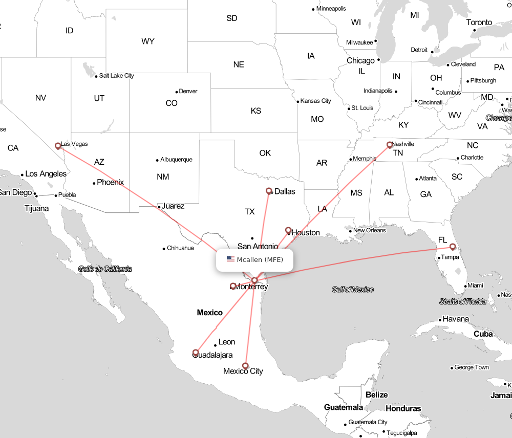 Flight map for MFE