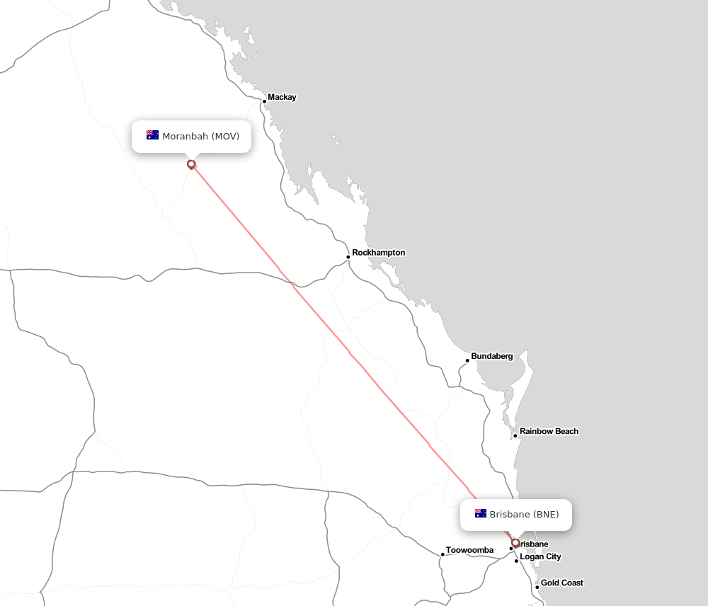 Flight map for MOV