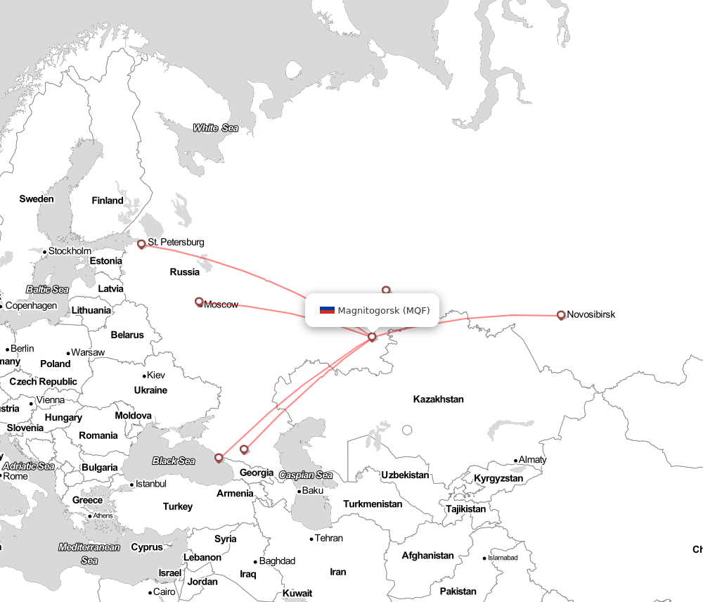 Flight map for MQF