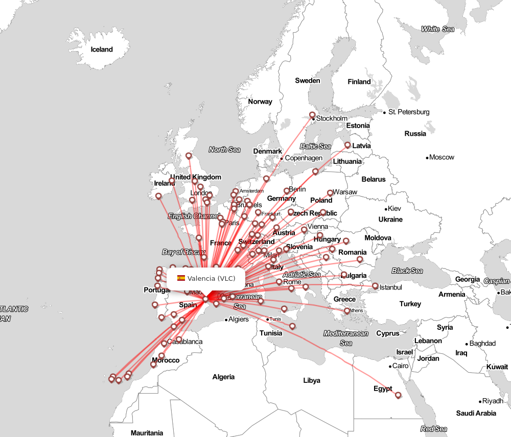 Flight map for VLC