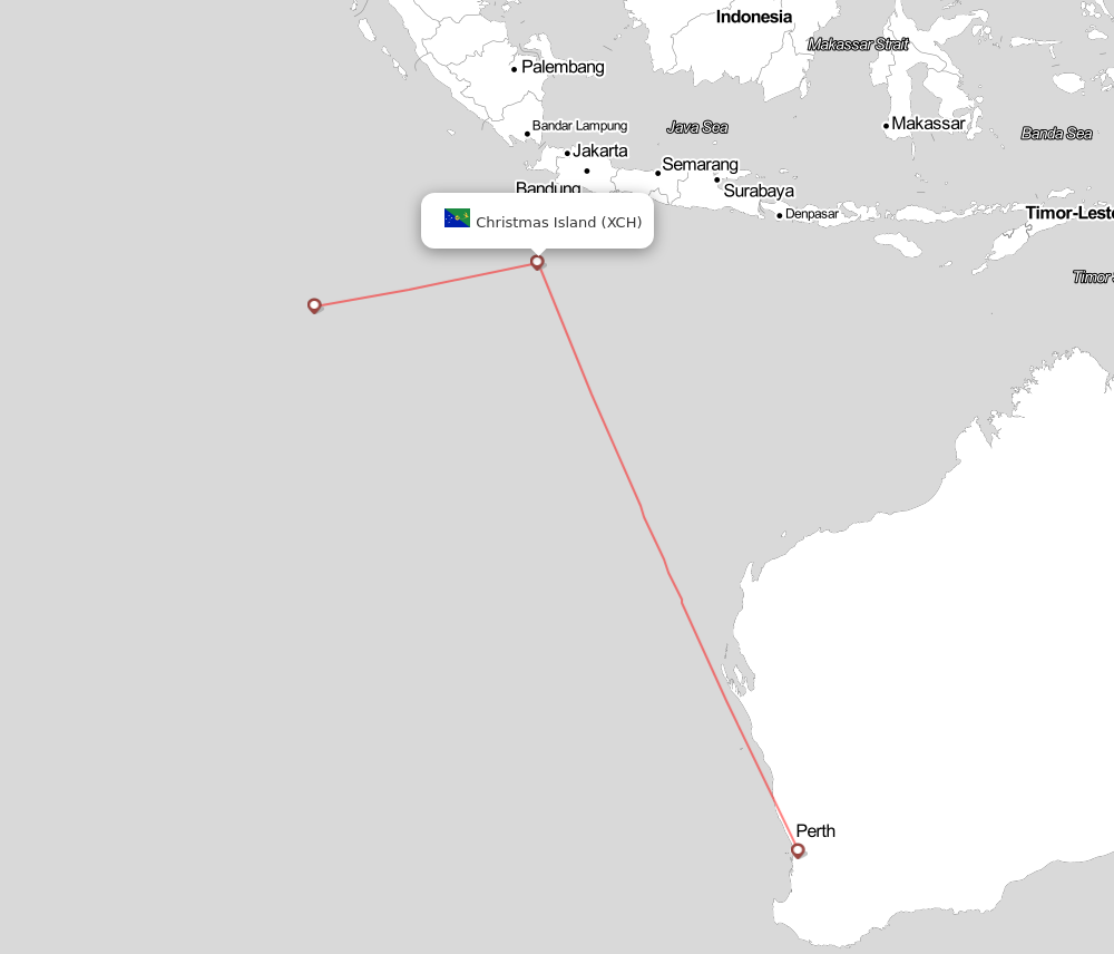 Flight map for XCH