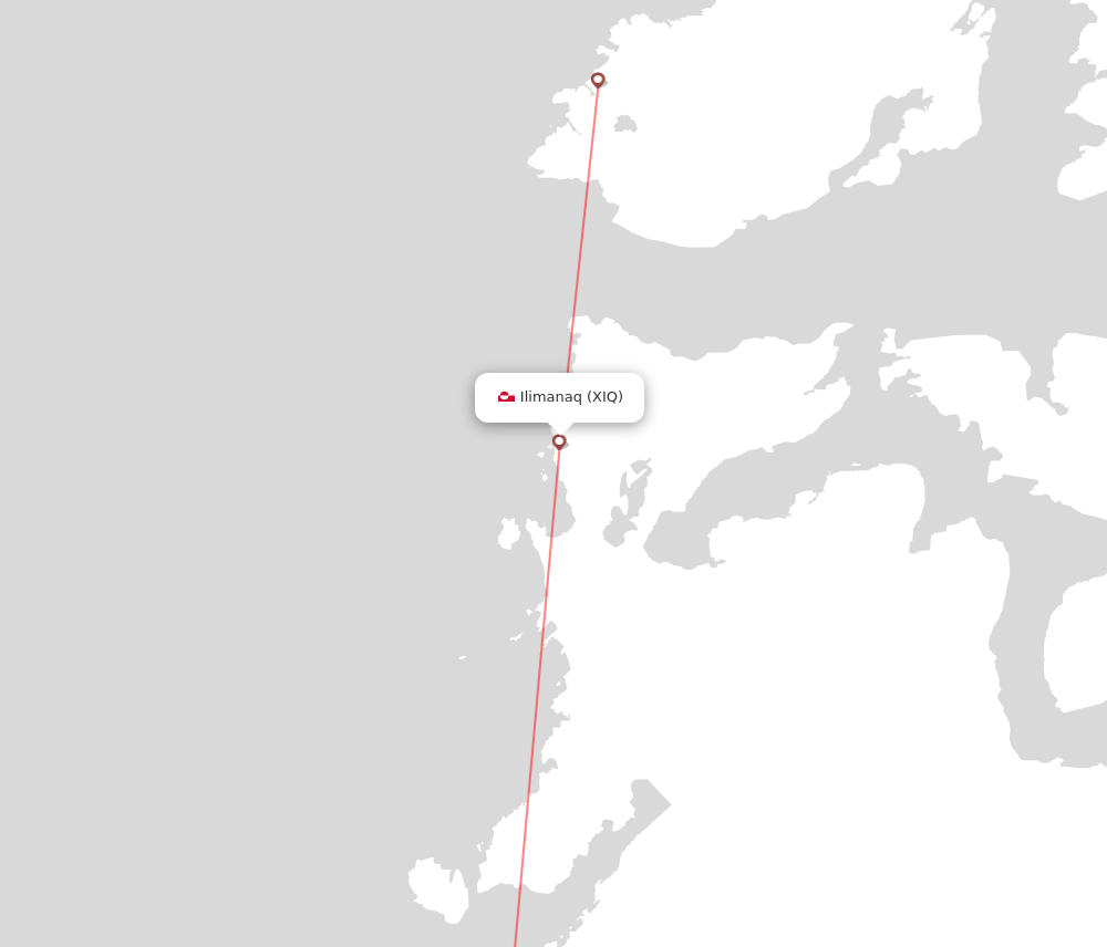 Flight map for XIQ