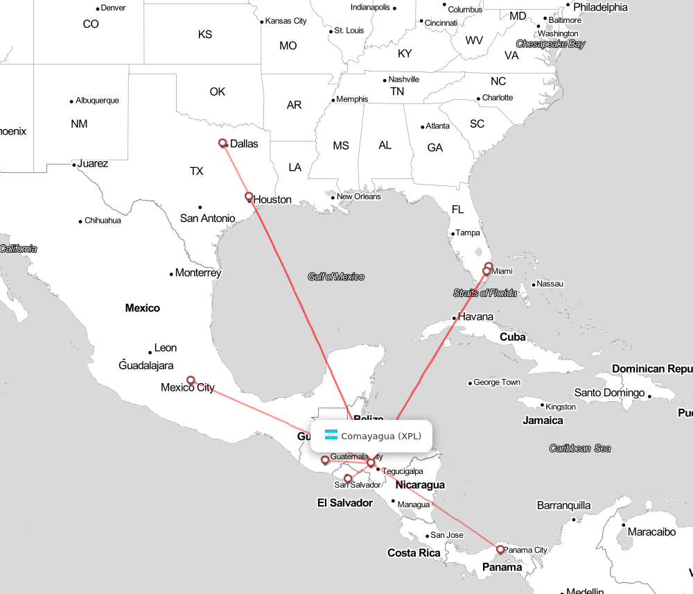 Flight map for XPL